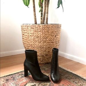 Black Heeled Ankle Boots